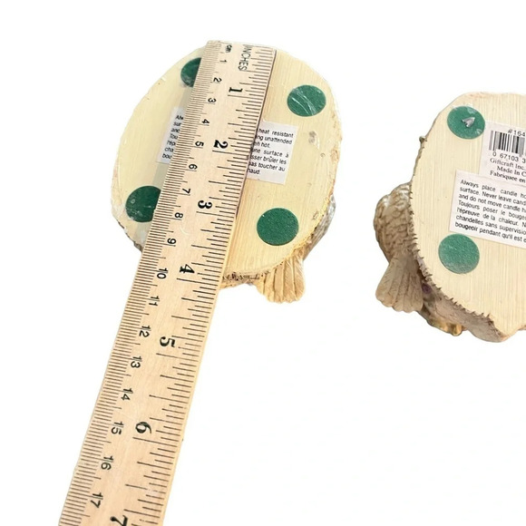 Vintage Giftcraft Pheasant Grapes Candle Holders for Tapers PAIR - Picture 4 of 8